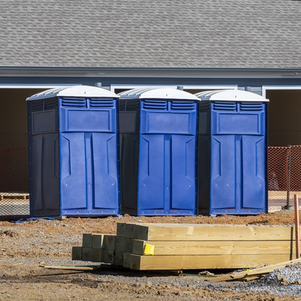 is there a specific order in which to place multiple portable toilets in Pastura NM